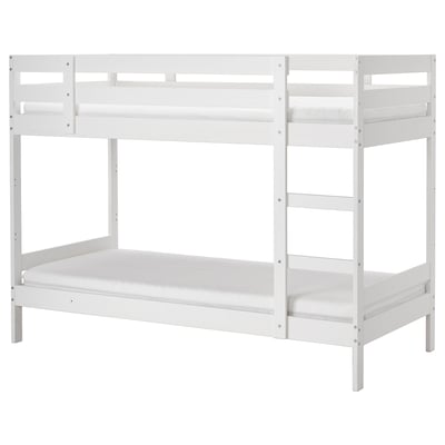 Estructura de litera, blanco, 90x200 cm