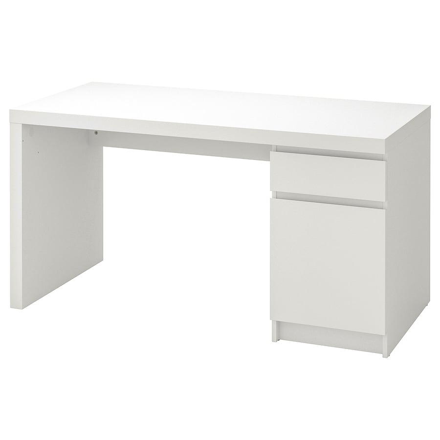 Escritorio, blanco, 140x65 cm