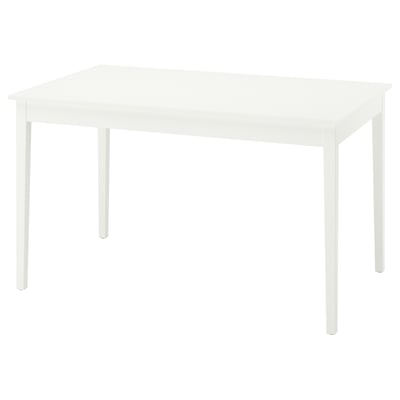 Mesa extensible, blanco, 130/190x80 cm