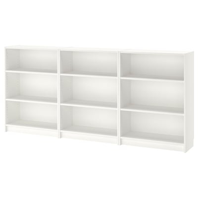 Librería, blanco, 240x28x106 cm
