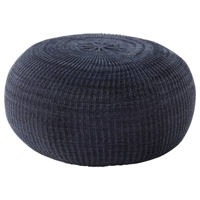 Puf, azul oscuro, 71 cm