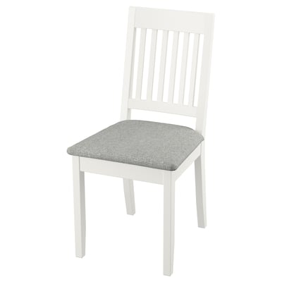 Silla, blanco/Tibbleby beige grisáceo