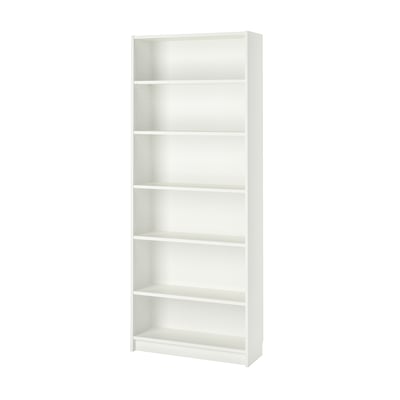 Librería, blanco, 80x28x202 cm