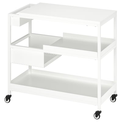 Carrito, blanco, 80x40 cm