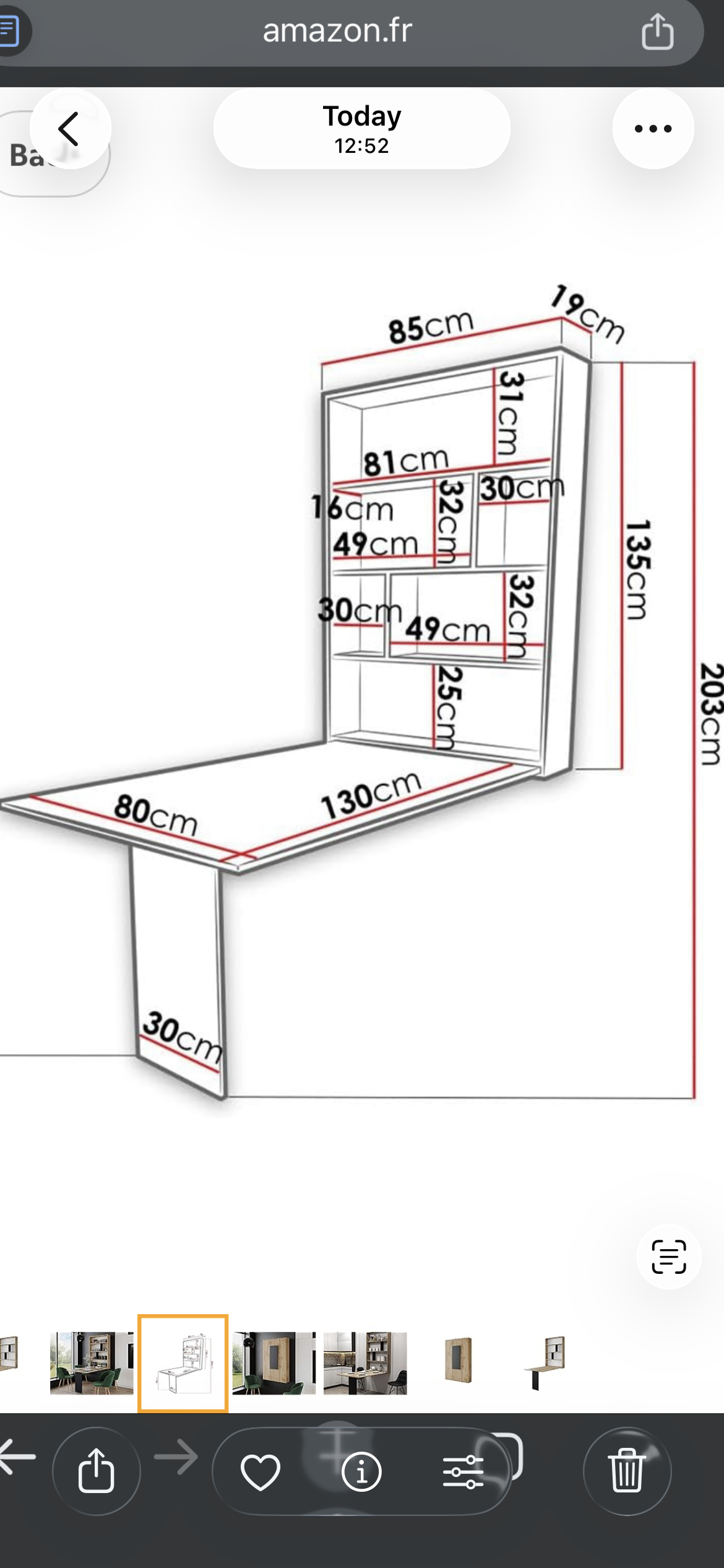 Mesa plegable — imagen 3