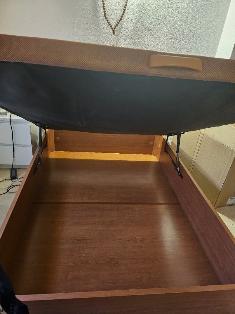 Canapé abatible madera 135 cm — imagen 3