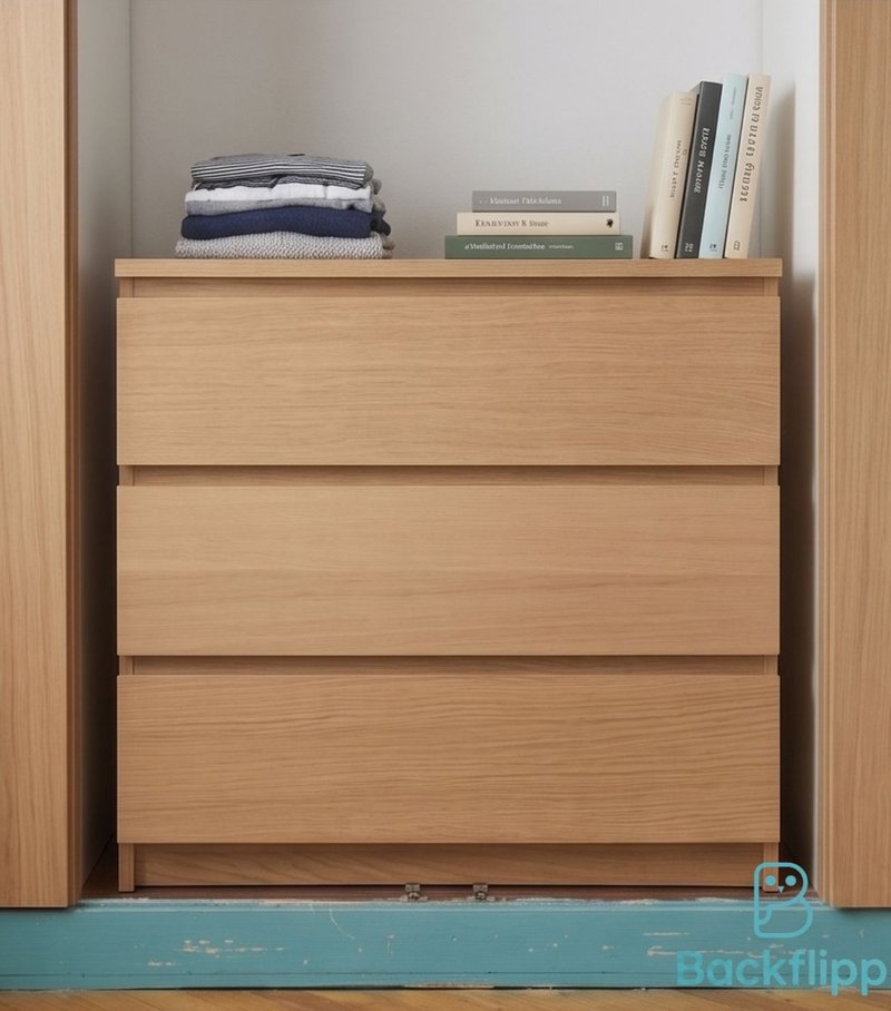 Cómoda 3 cajones madera IKEA