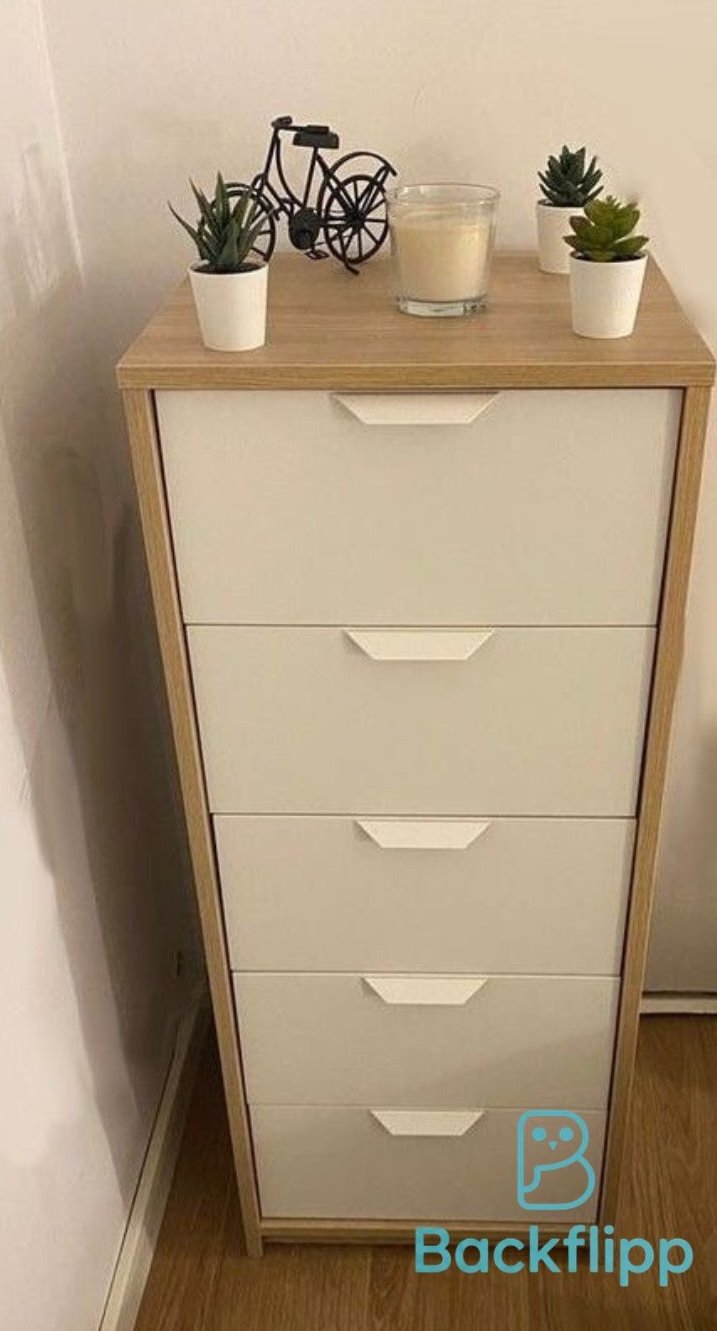 Cómoda Askvoll Ikea 5 cajones como nueva