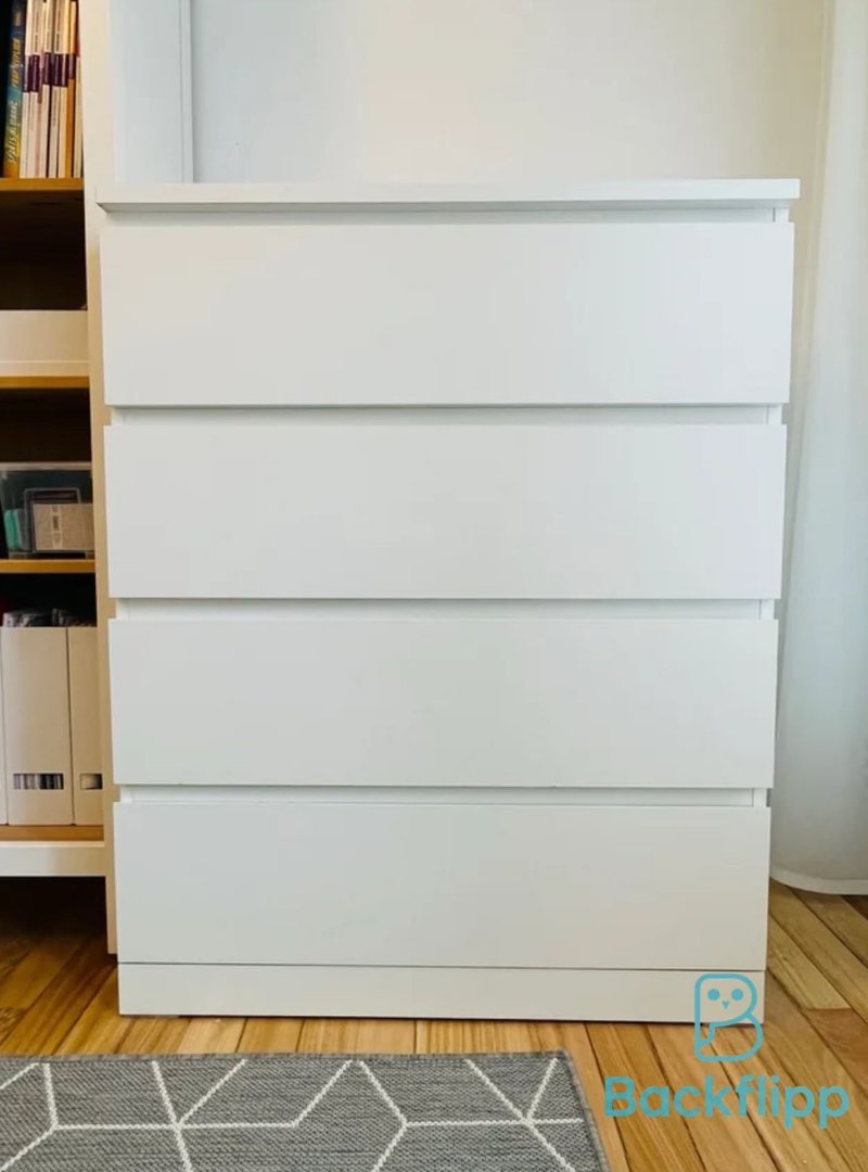 Cómoda Malm 4 cajones Ikea Blanca como nueva — imagen 2