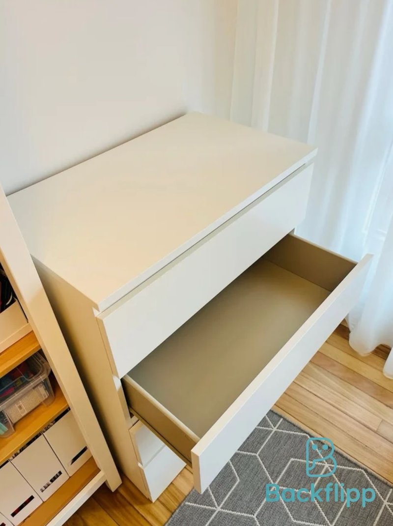 Cómoda Malm 4 cajones Ikea Blanca como nueva — imagen 5