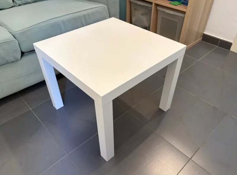 Mesa auxiliar Ikea Lack blanca — imagen 2