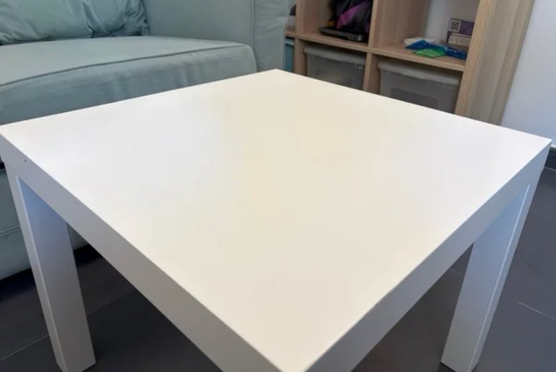 Mesa auxiliar Ikea Lack blanca — imagen 3