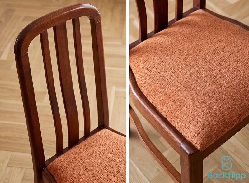 Mesa de madera maciza con 6 sillas — imagen 3