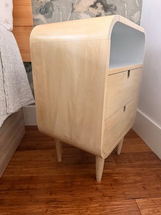 Mesitas de noche de madera mango — imagen 2