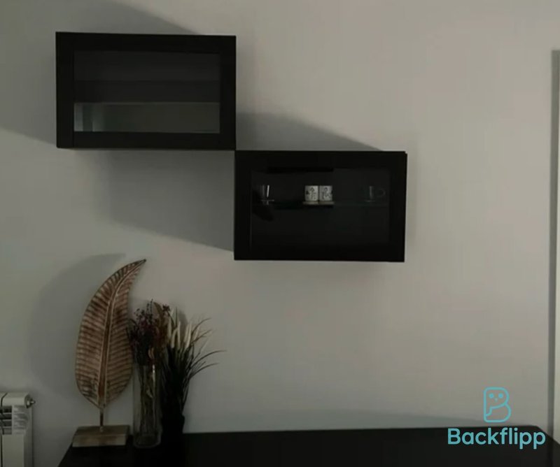 Mueble aparador moderno negro y gris — imagen 2