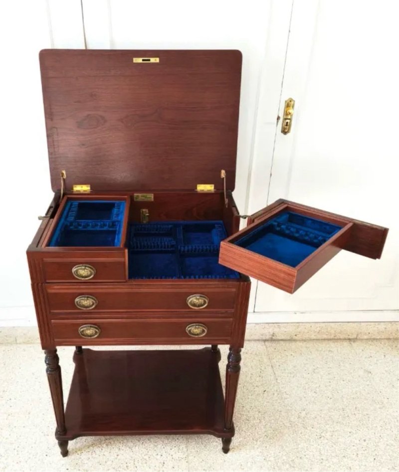 Mueble auxiliar tocador joyero madera