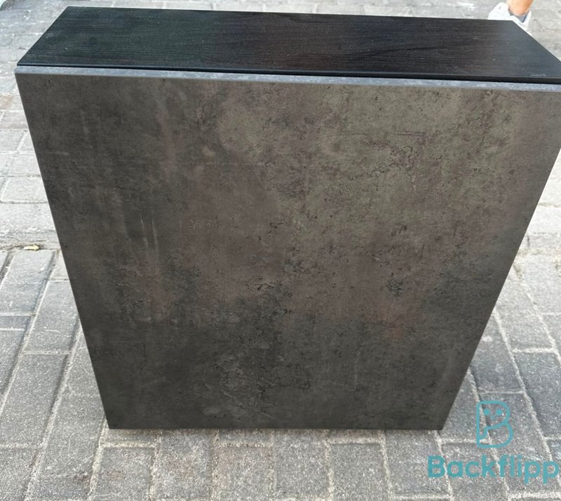 Mueble de salón 2 módulos cristal negro — imagen 4