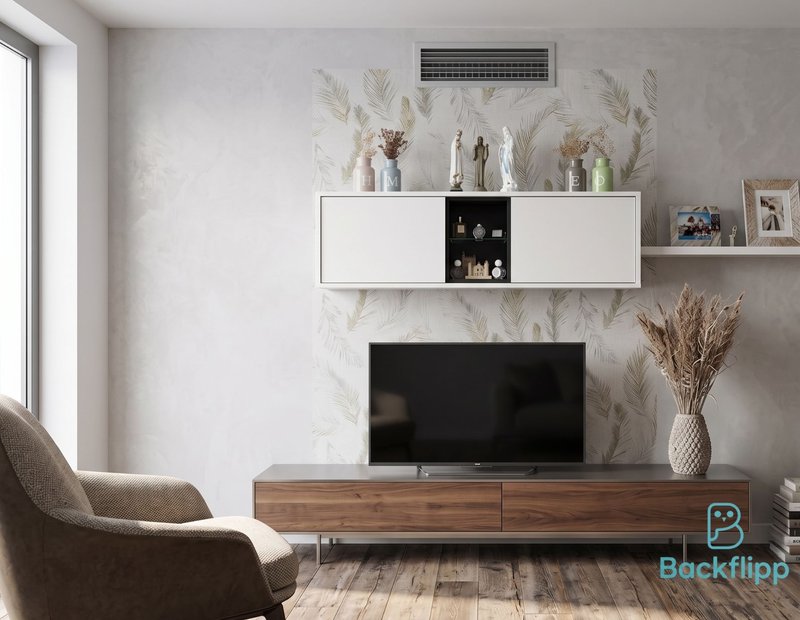Mueble flotante salón con balda