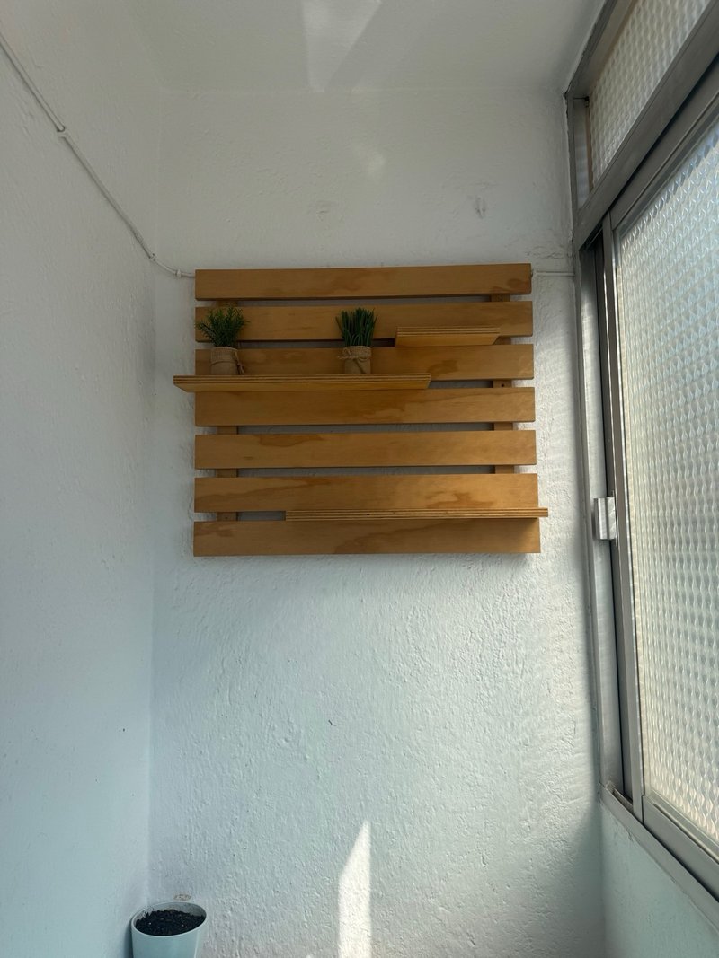Mueble Pallet y Estante Madera — imagen 3