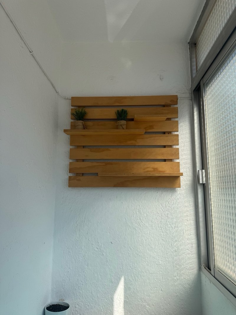 Mueble Pallet y Estante Madera — imagen 5