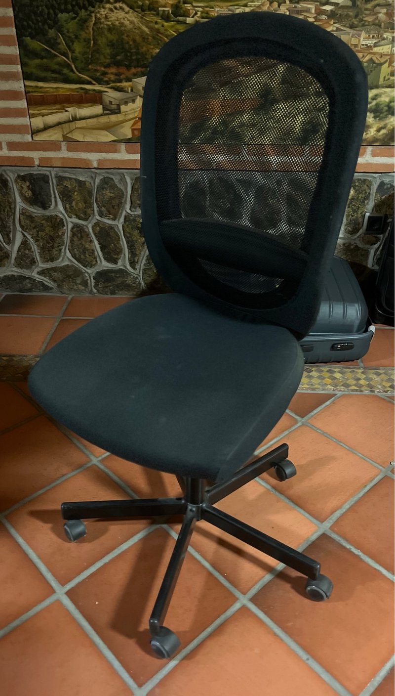 Silla de escritorio negra