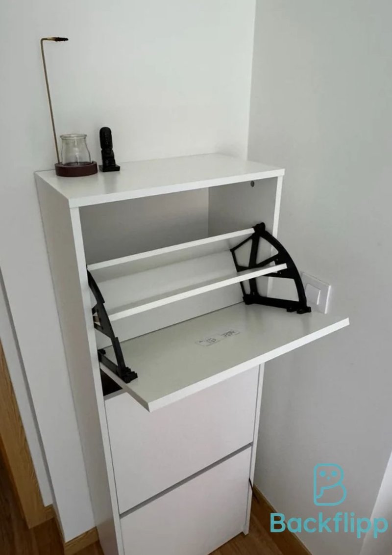 Zapatero Bissa Blanco 3 Compartimentos como nuevo — imagen 2