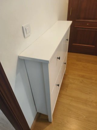 Zapatero IKEA Hemnes Blanco — imagen 2