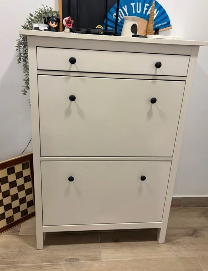 Zapatero IKEA Hemnes Blanco — imagen 2
