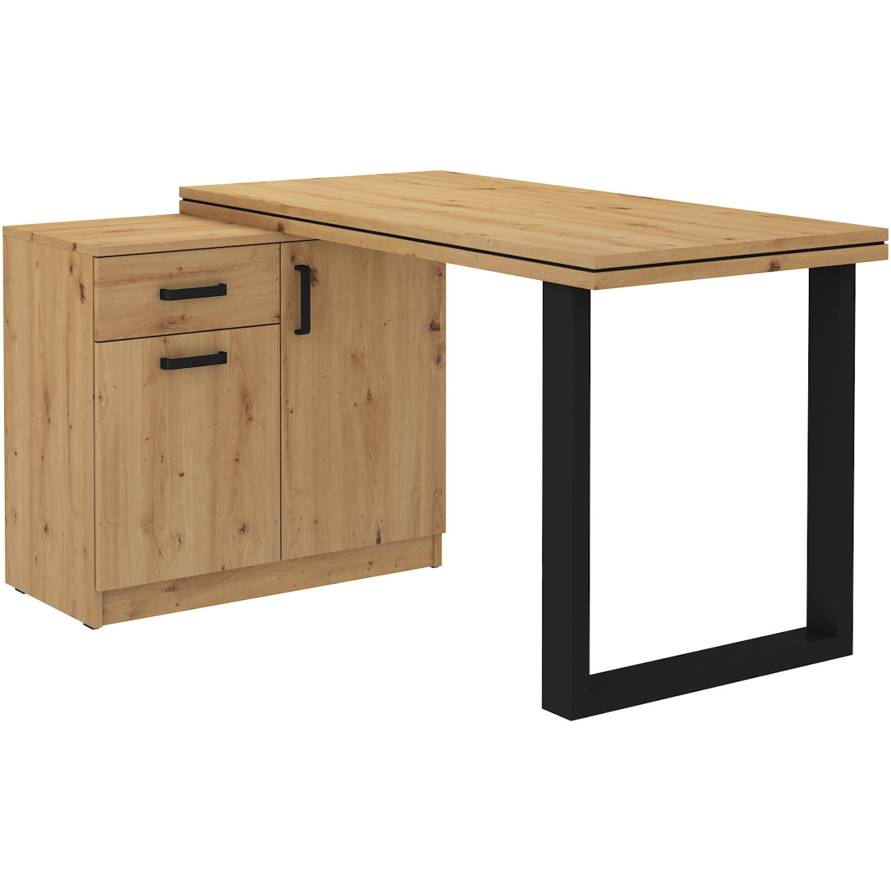 Escritorio con cómoda MALTIS MT16 roble artisan