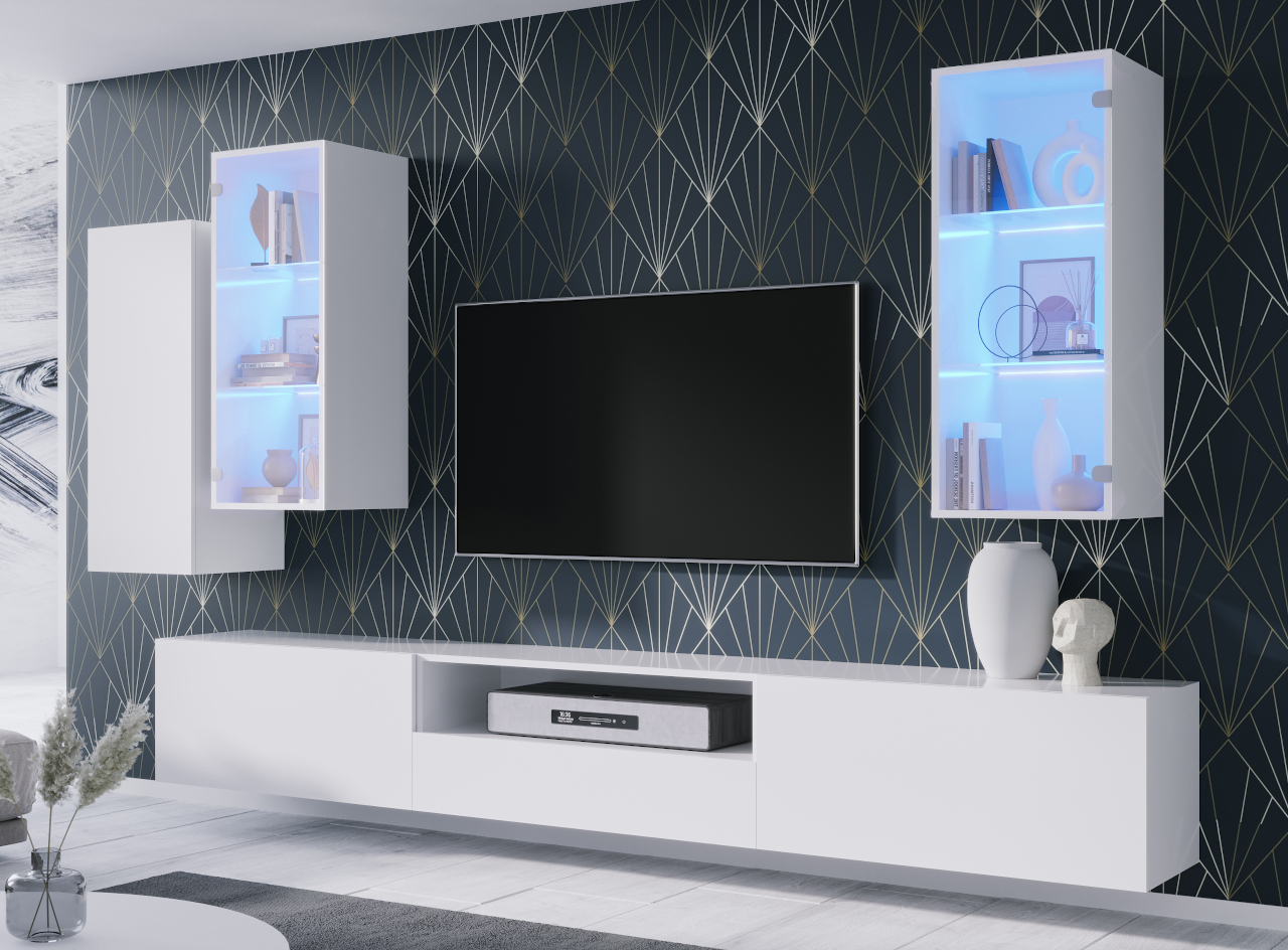 Conjunto de muebles ONIVIO 1 blanco brillo