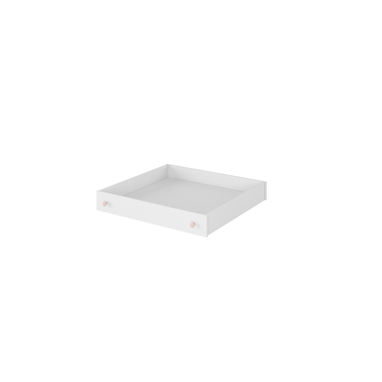 Arcón para ropa de cama blanco/rosa LUNA LN09