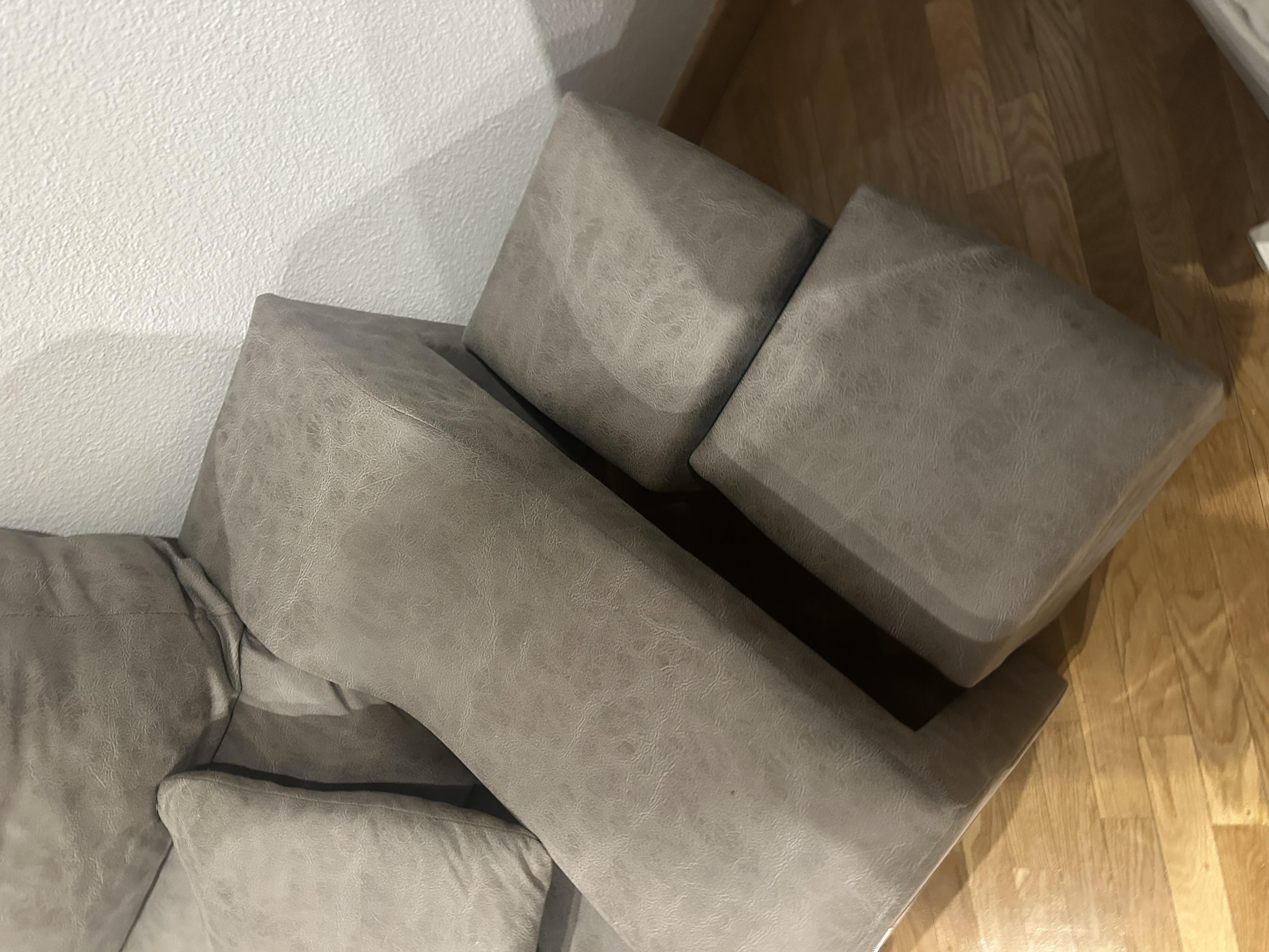 Sofá chaise longue 3 plazas con asientos deslizantes y reposacabezas reclinables — imagen 2
