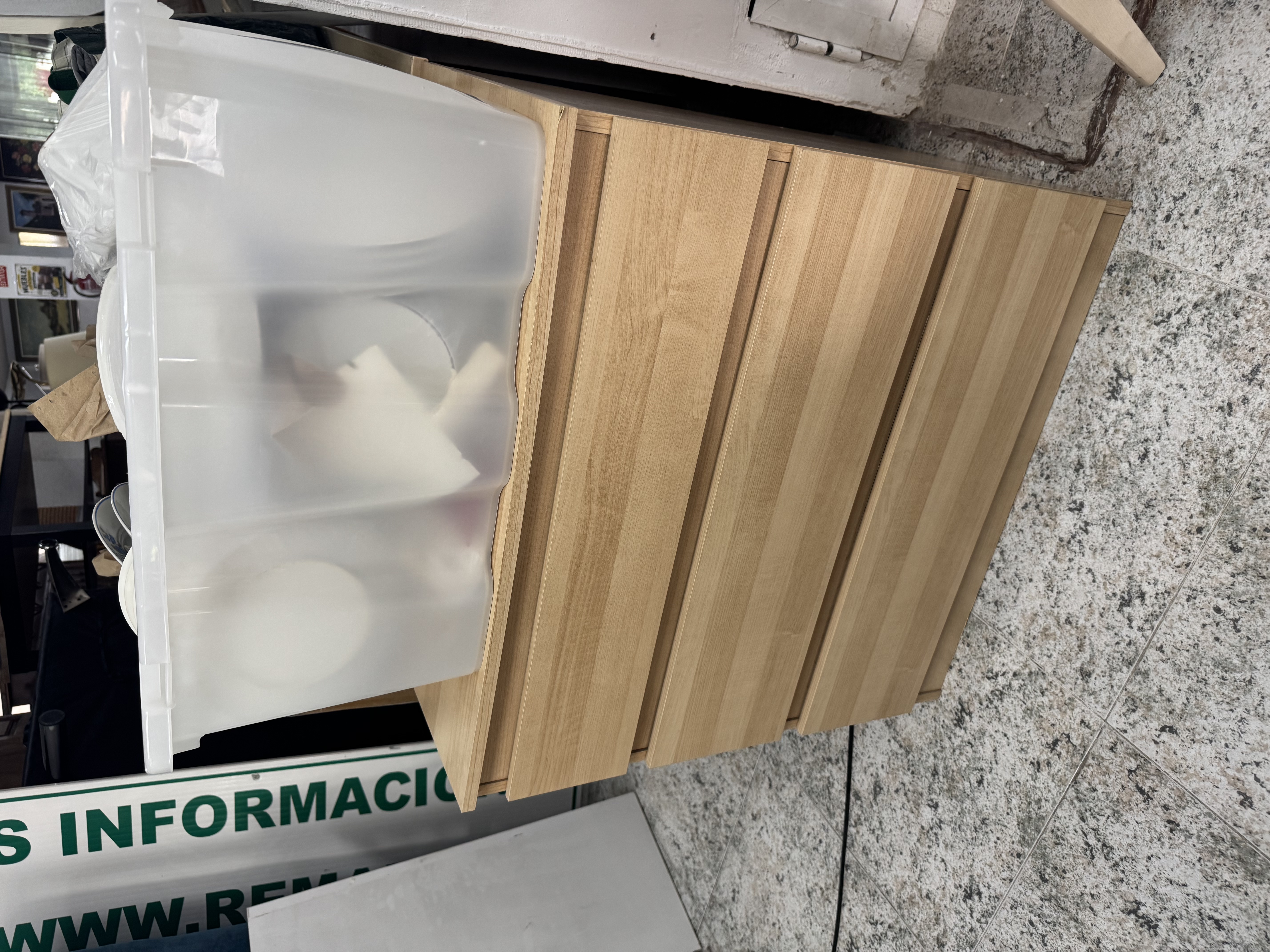 Cómoda IKEA MALM 3 cajones - Chapa de roble