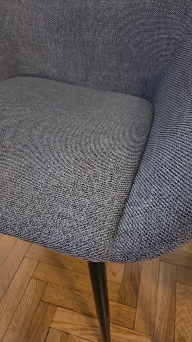 Sillas Kave Home Konna con tapicería de tela, pack de 2 unidades — imagen 2