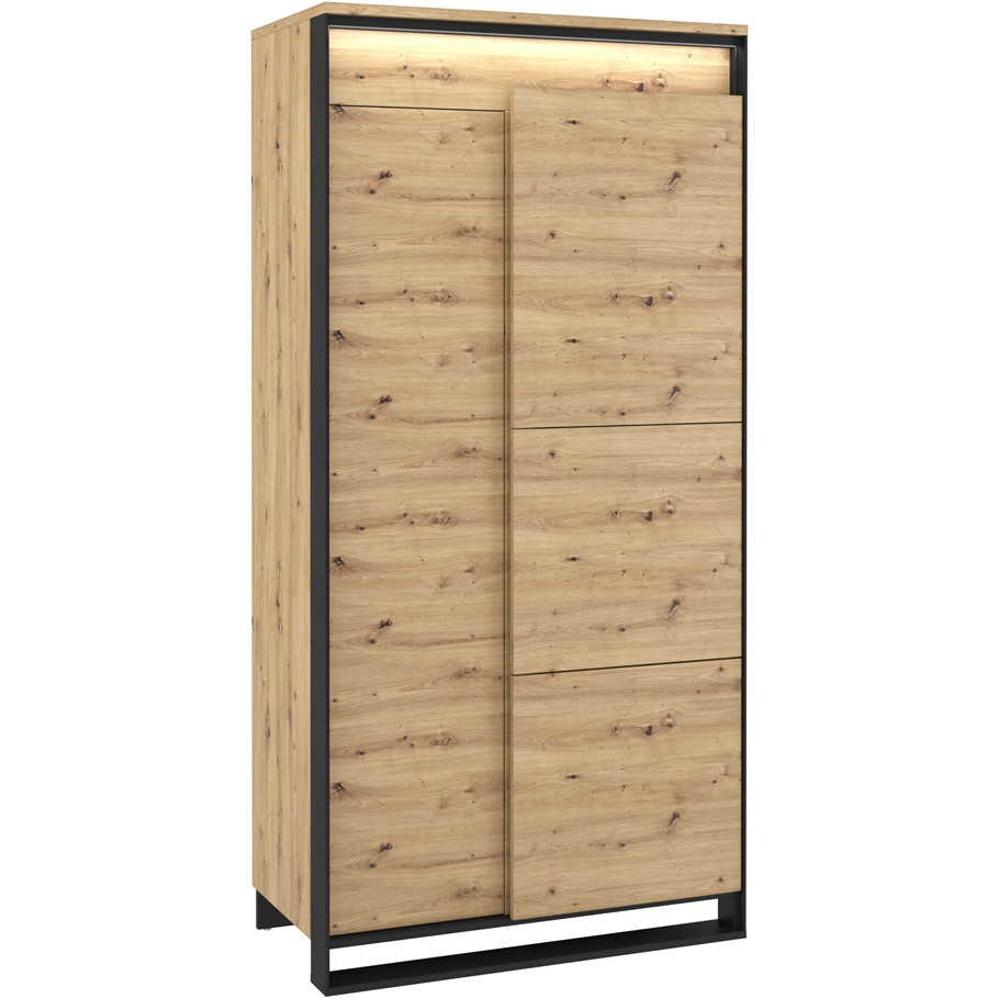 Armario QUANT QA01 Roble Artisan + Negro