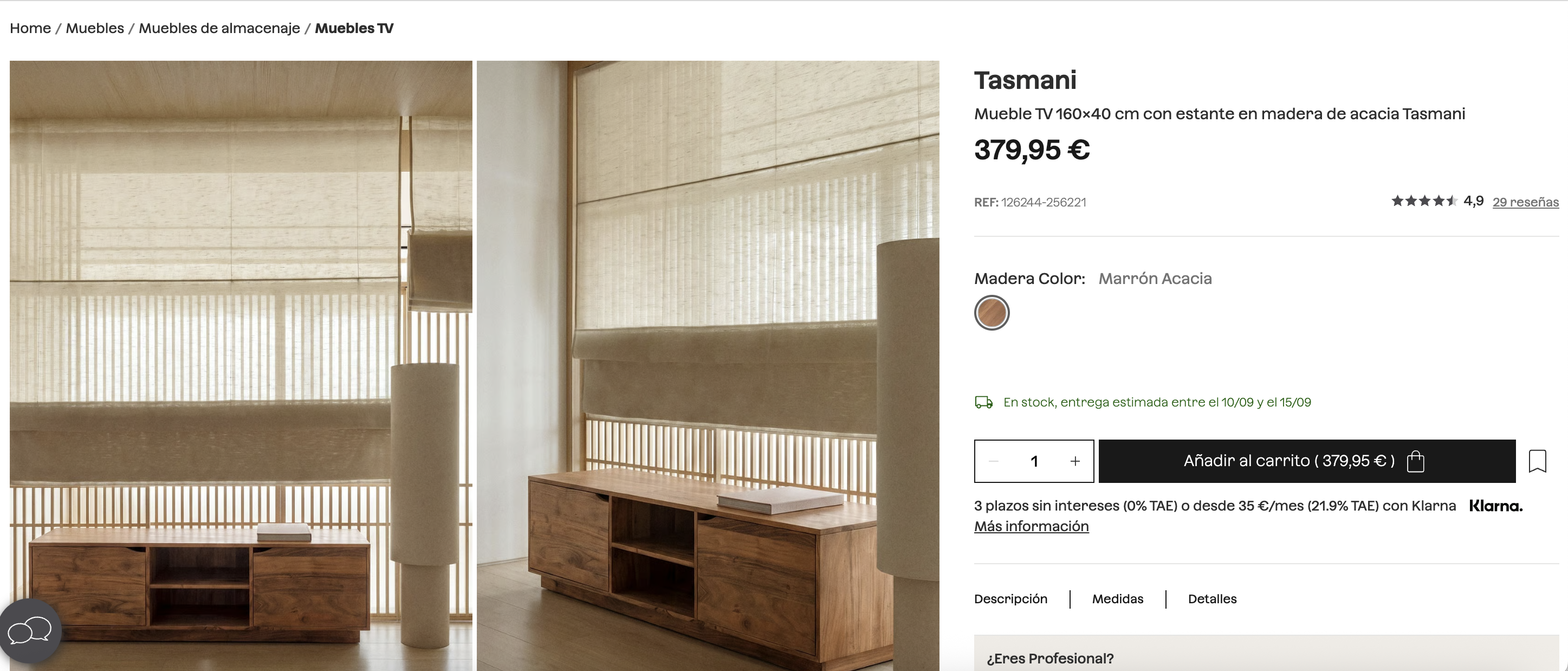 Mueble de TVv SKLUM como nuevo. — imagen 9
