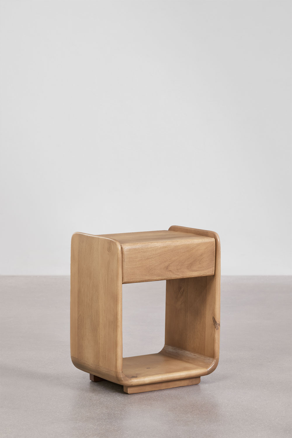 Mesita de noche SKLUM con cajón en madera como nuevo. — imagen 2