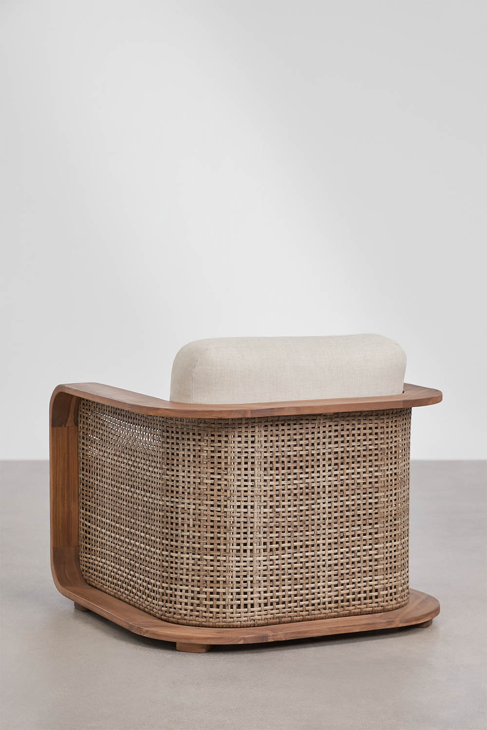 Sillón de jardín SKLUM en madera de acacia como nuevo — imagen 5