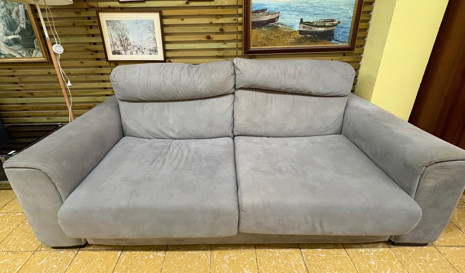 Sofá cama gris