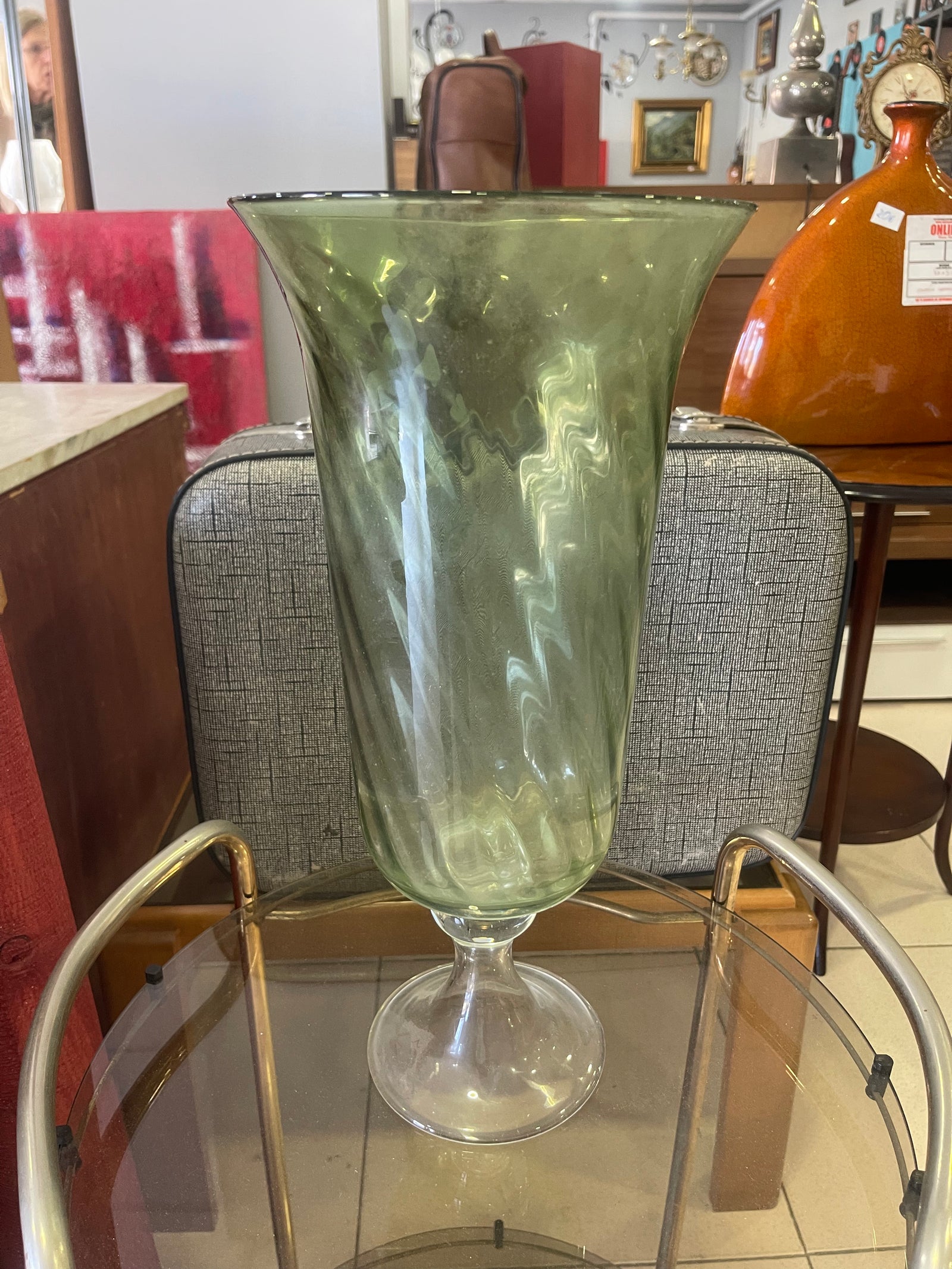 Jarrón de cristal