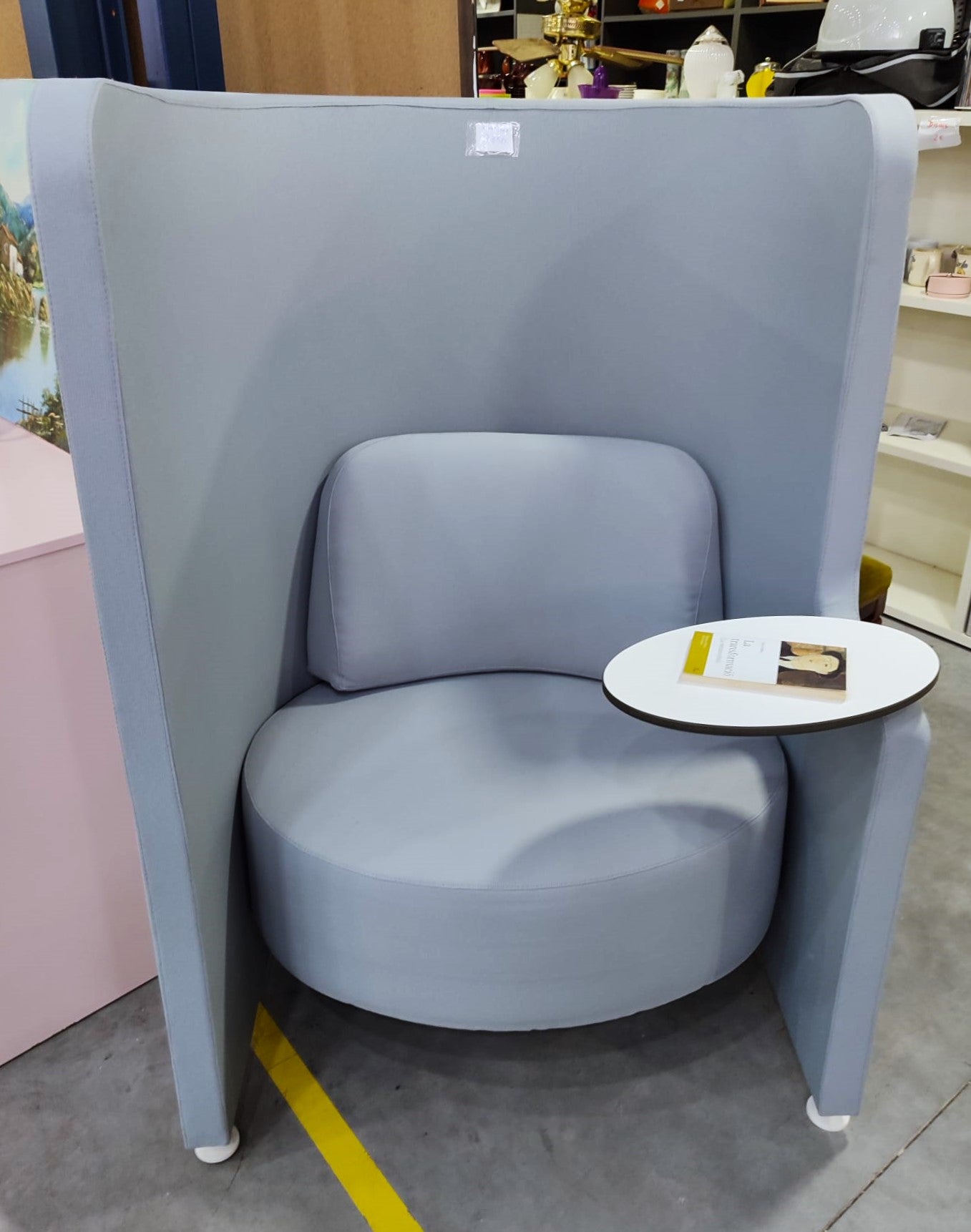 Sillón de trabajo con respaldo alto