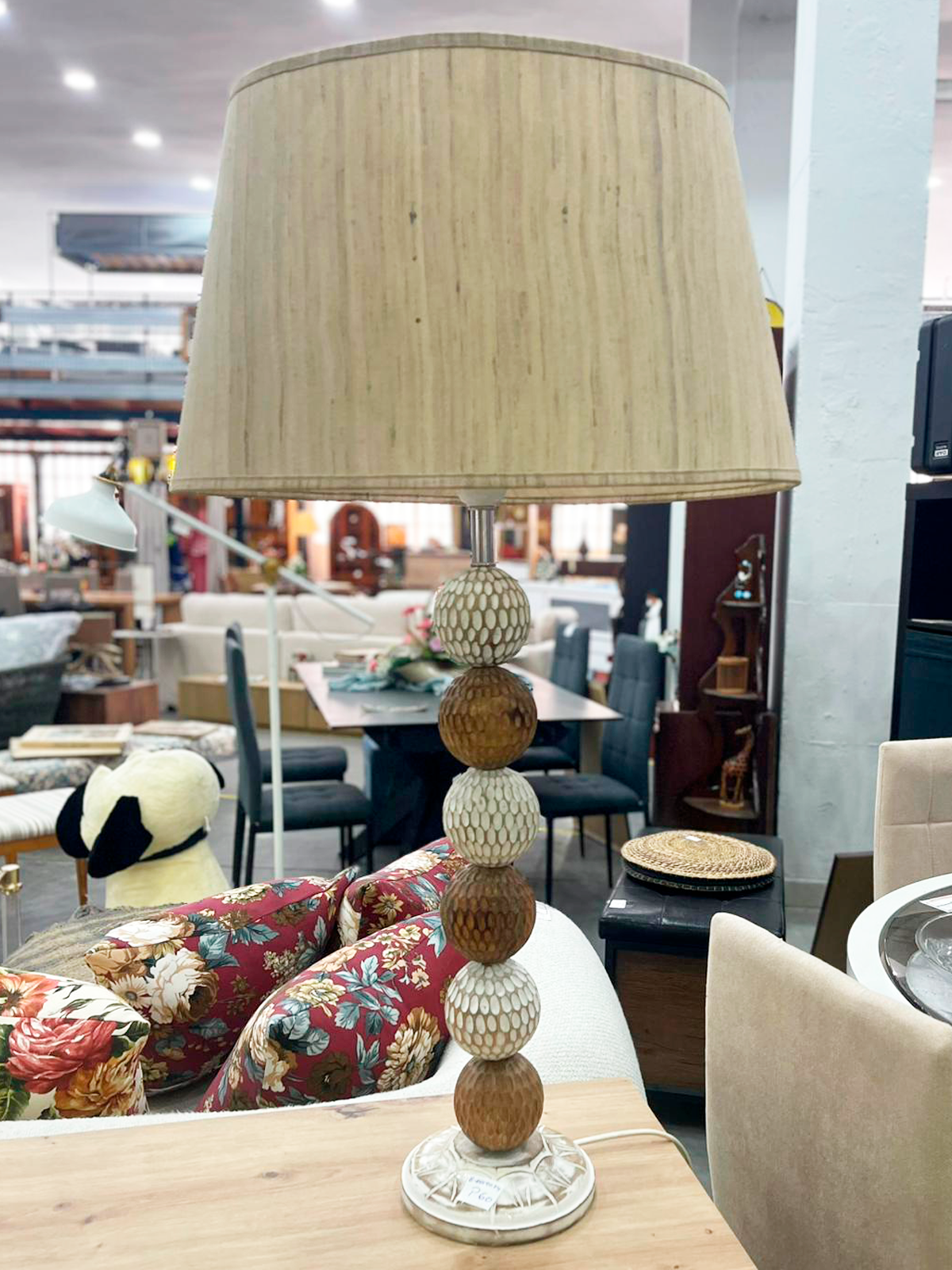 Lámpara de madera
