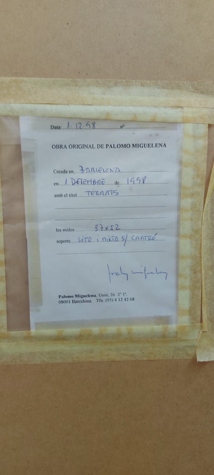 Pintura de palomo miguelena: terrats — imagen 5
