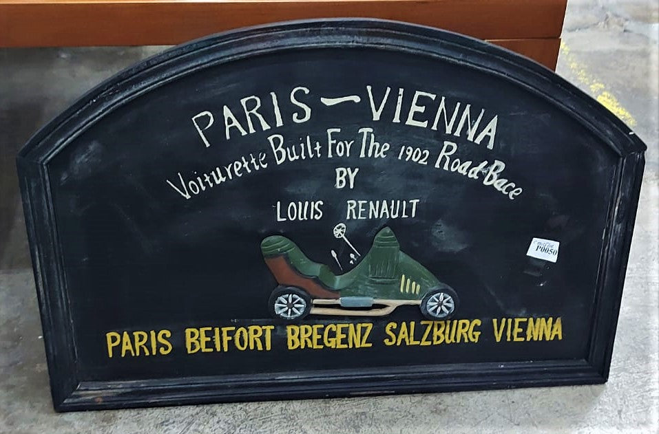 Placa decorativa vintage