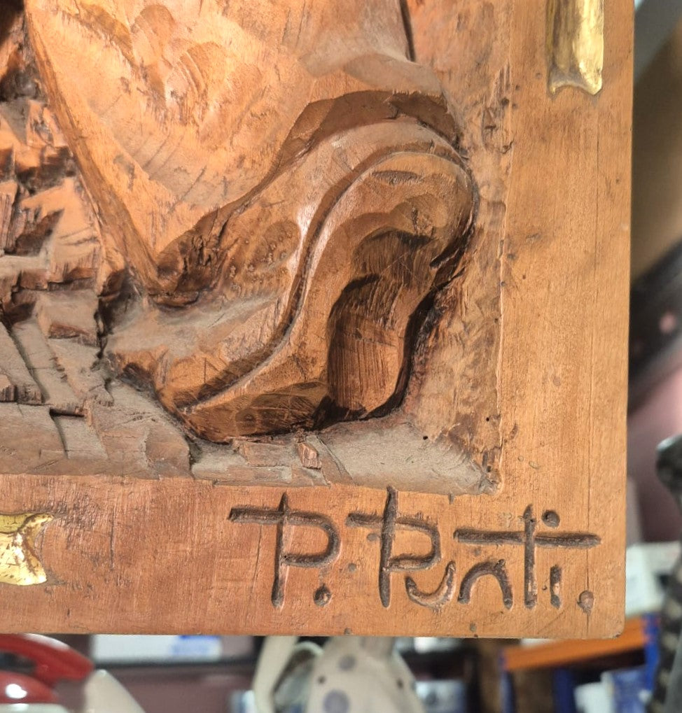 Relieve en madera pere puntí i terra — imagen 5