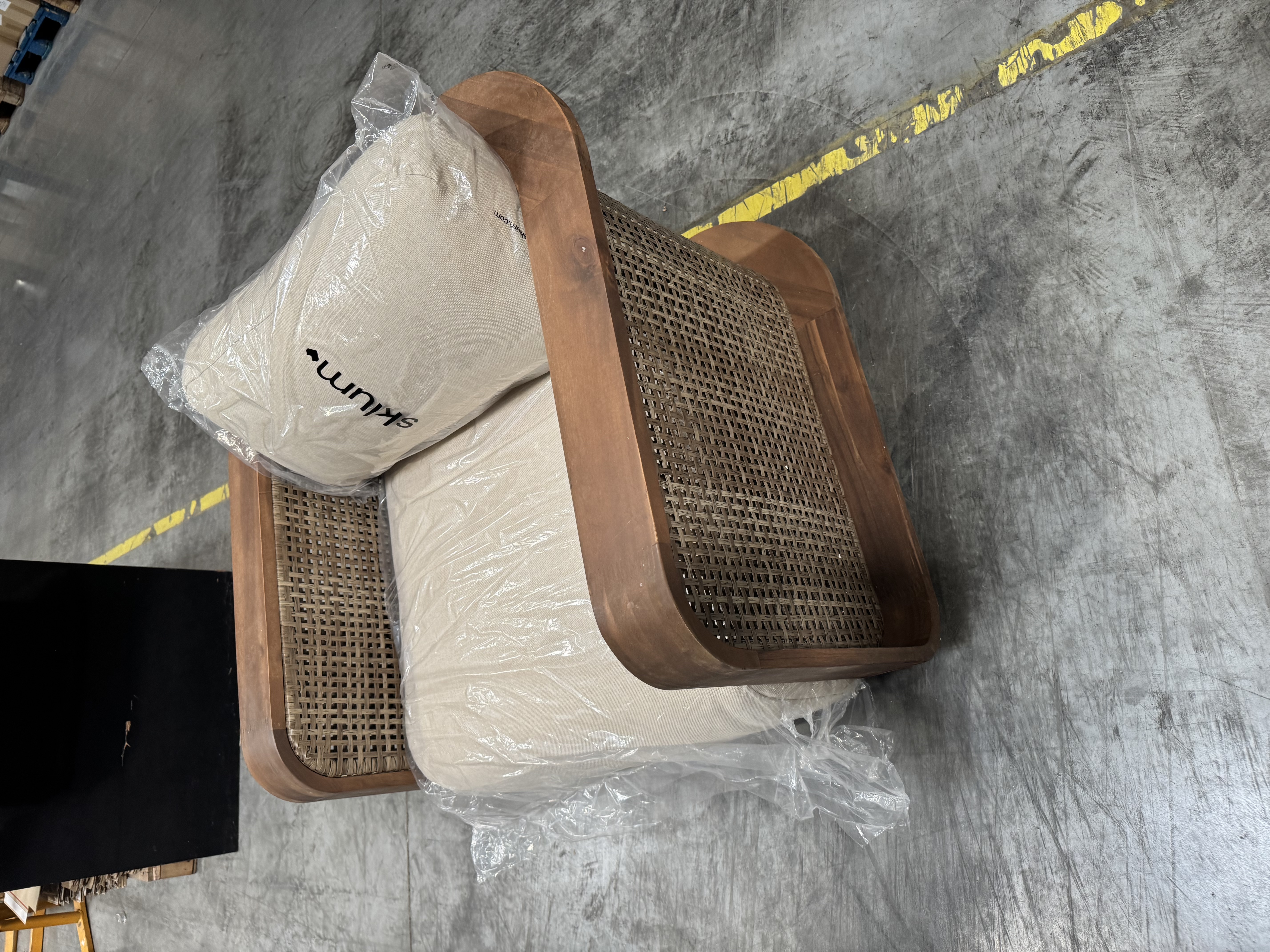 Sillón de jardín SKLUM en madera de acacia como nuevo — imagen 3