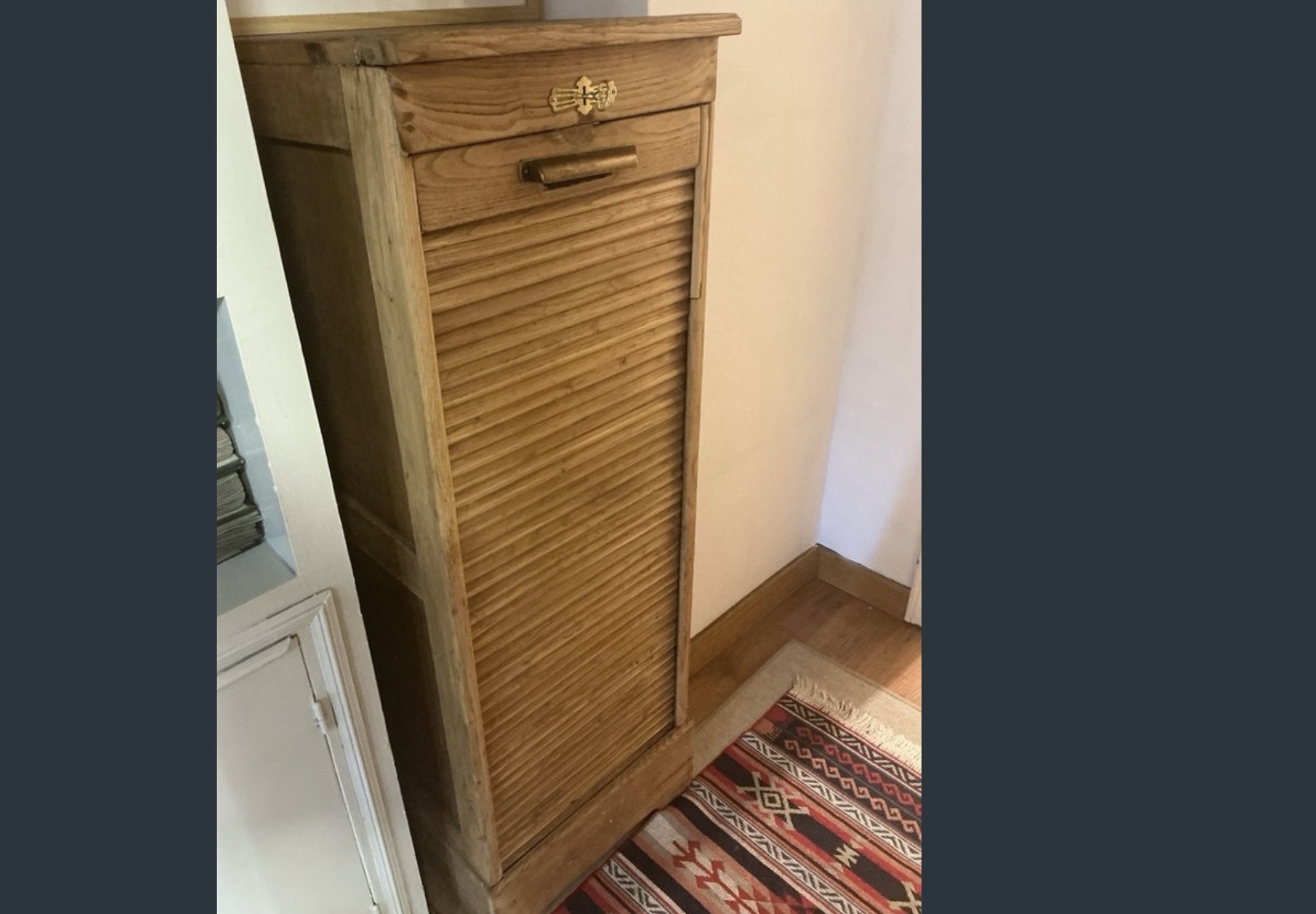 Mueble archivador madera antiguo años 1920 — imagen 2