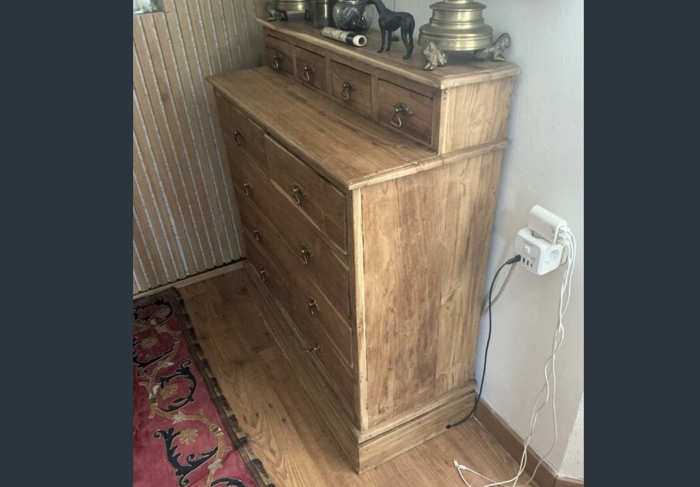 Cómoda cajonera madera antigua — imagen 6