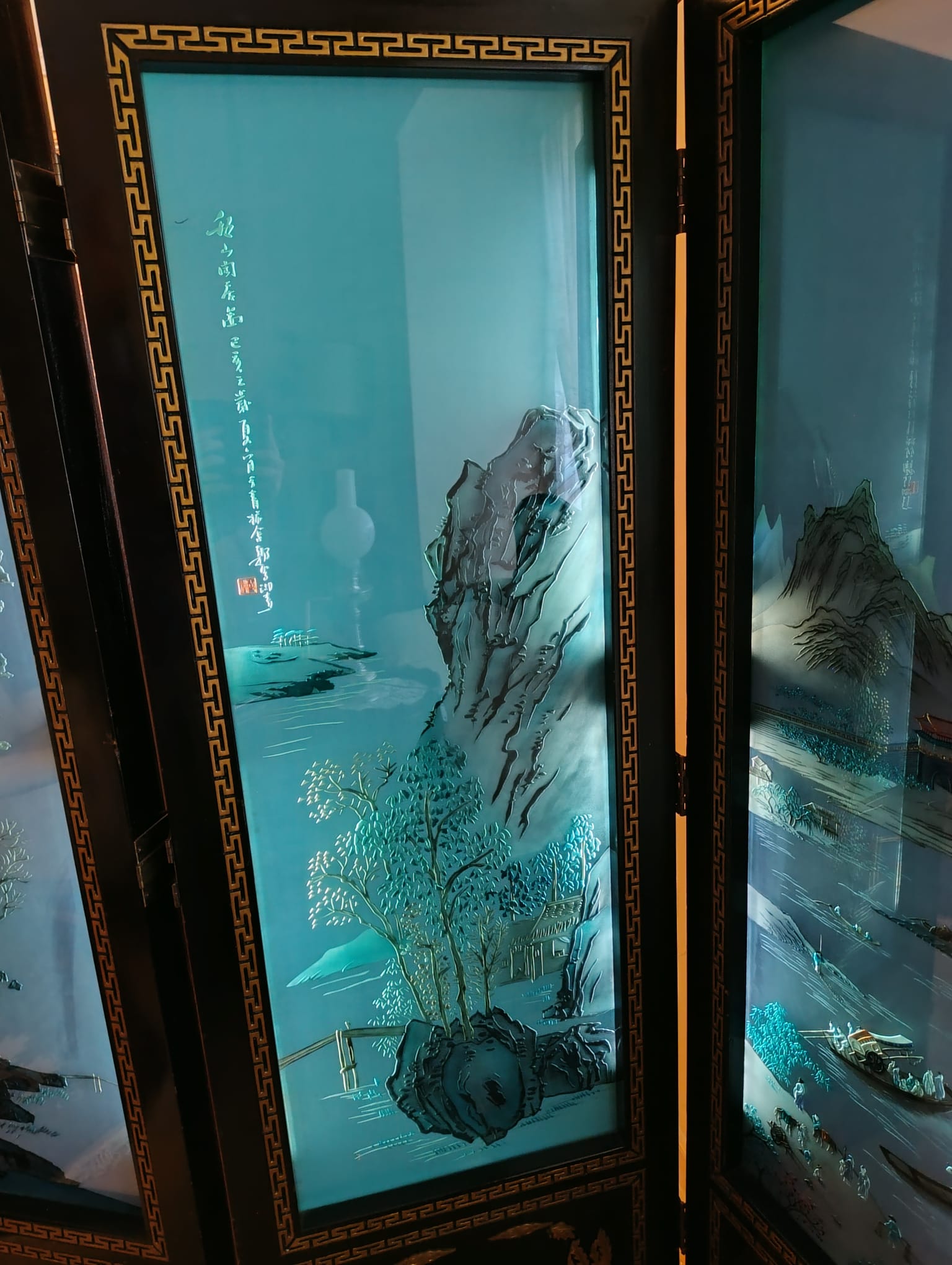 "Biombo Separador de Ambientes Chinoiserie (1959) — imagen 3