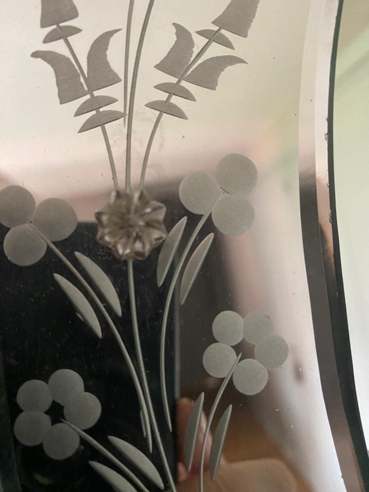 Espejo Veneciano XL de Cristal y Madera (Para Restaurar) — imagen 3